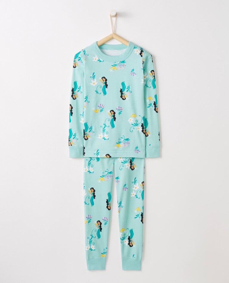 Disney Princess Long John Pajamas In Organic Cotton Hanna Andersson