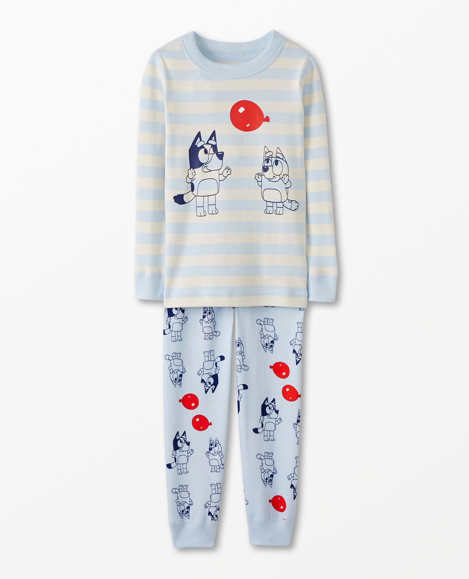 Kids Bluey Long John Pajama Set Hanna Andersson