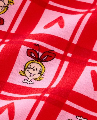 Kids Dr. Seuss Grinch Flannel Pajama Set in Cindy Lou - main