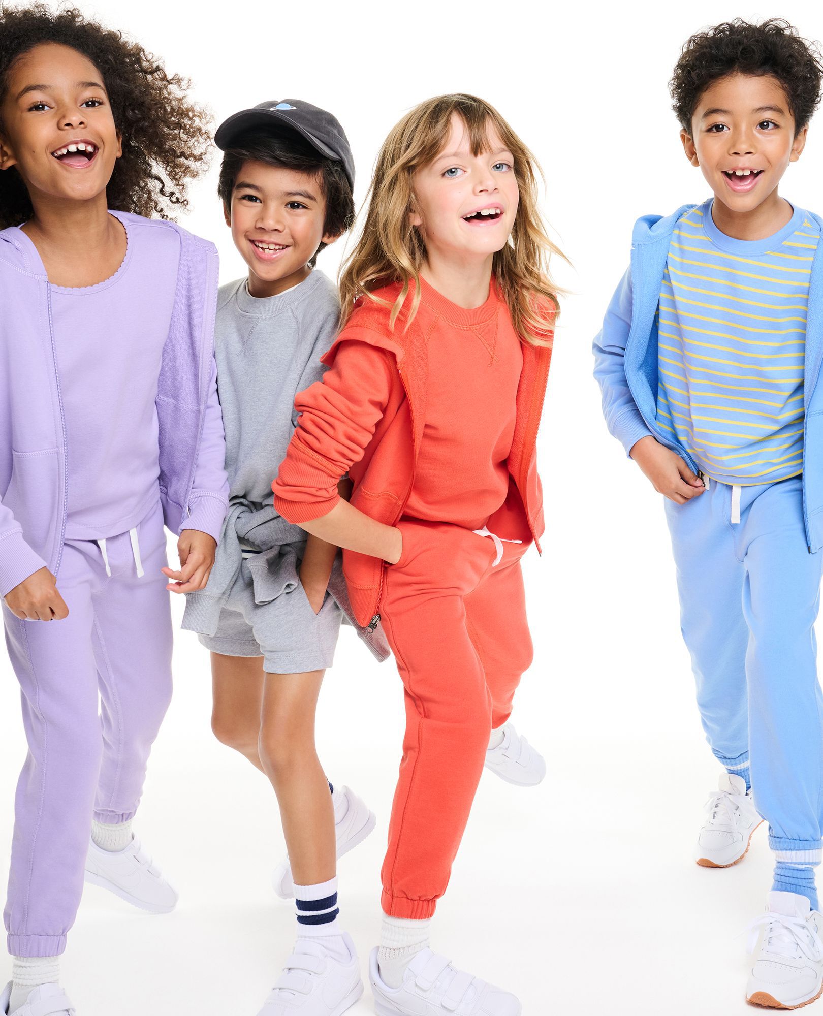 French Terry Midi Shorts in Heather Grey - main