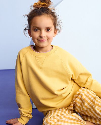 French Terry Sweatshirt in Custard - main