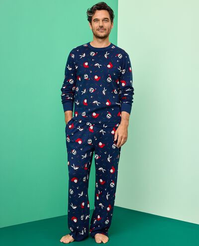 Adult Disney Tim Burton's The Nightmare Before Christmas Relaxed Fit Pajama Set in Nightmare Before Christmas - main