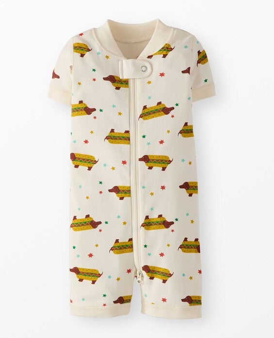 Toddler HannaJams™ Sleeper Pajamas in Hotdogs - 100% Organic Combed Cotton - Size 18-24 mos by Hanna Andersson