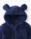 Baby Bear Jacket In Recycled Marshmallow in Navy Blue - main