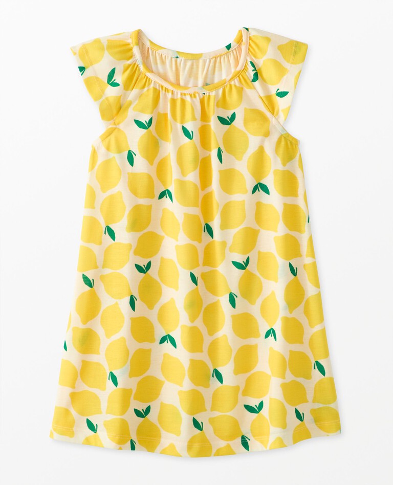 Short Sleeve Nightgown in Lemon Stand - main