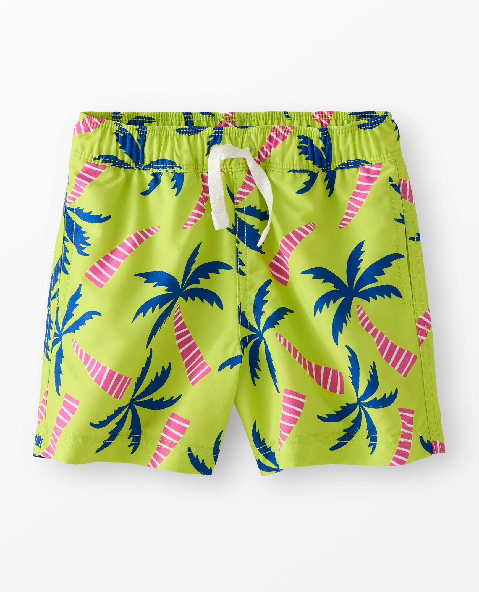 Swim Trunks in Palm Trees on Green - main
