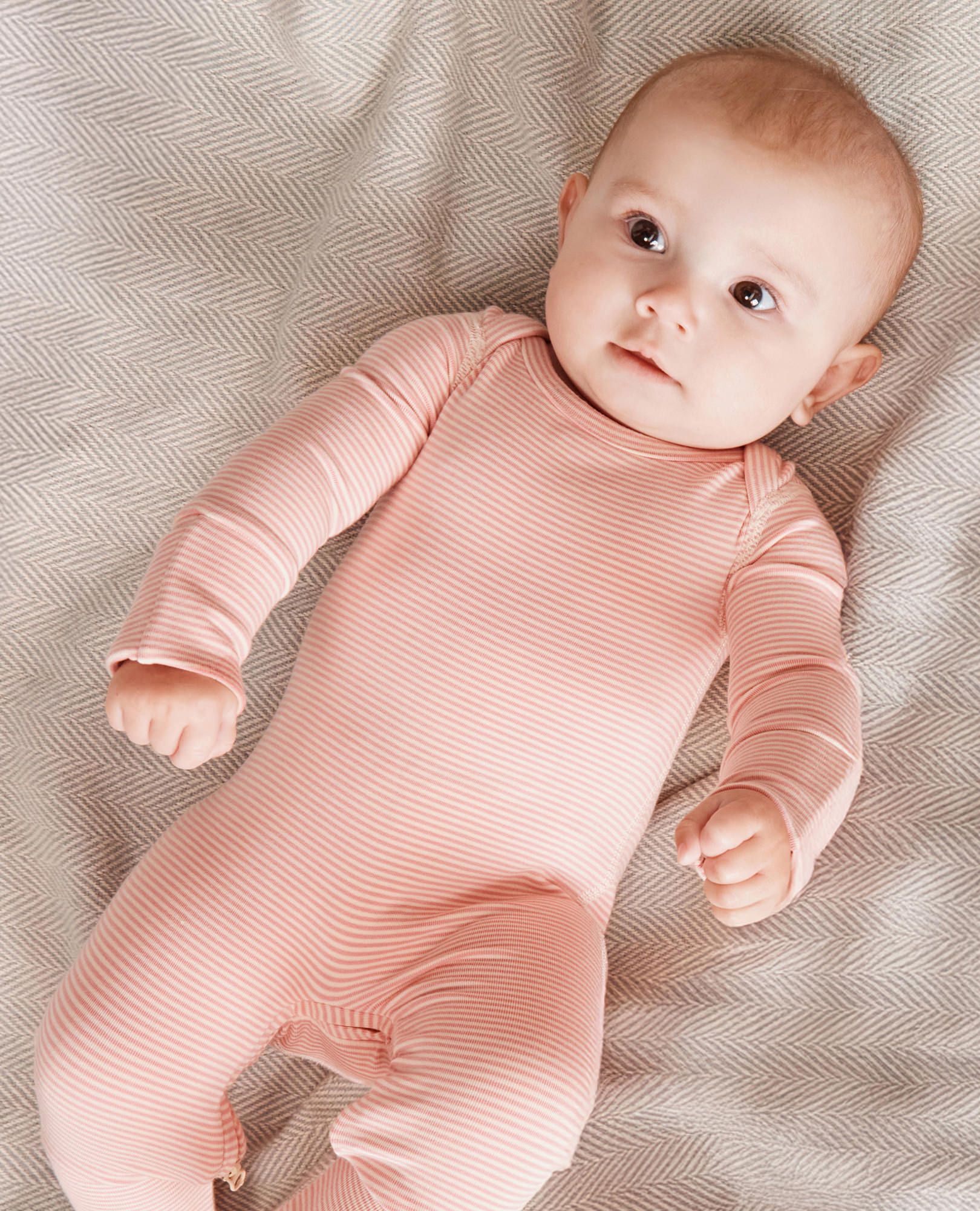 HannaSoft™ Stretch Crescent Zip Sleeper | Hanna Andersson