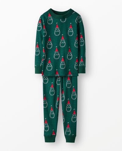 Holiday HannaJams™ Pajama Set in Santa on Malachite - main