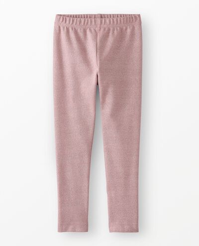 Ribbed Metallic Sparkle Leggings in Macaron - main
