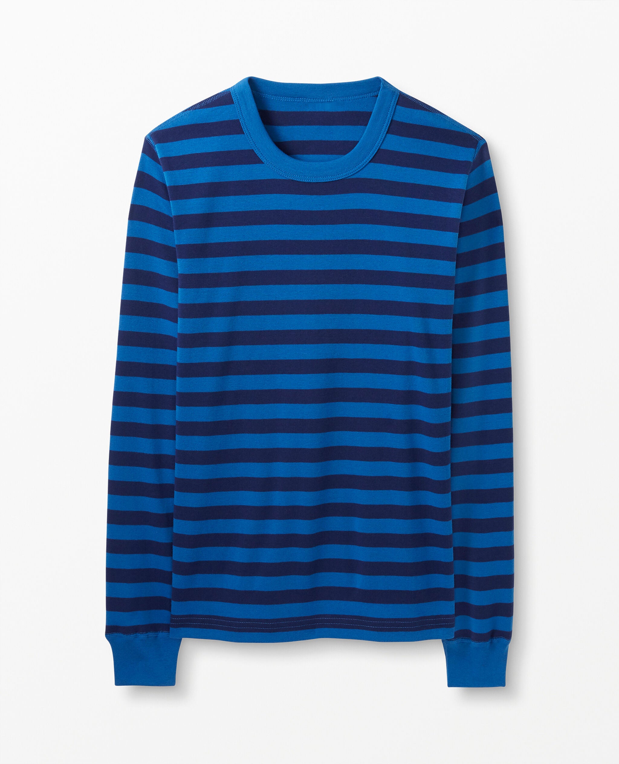 Adult HannaJams™ Pajama Top in Lookout Blue/Navy Blue - main