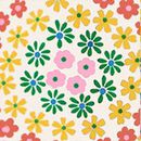 Two-Piece Swimsuit in Swirly Floral on Ecru - swatch