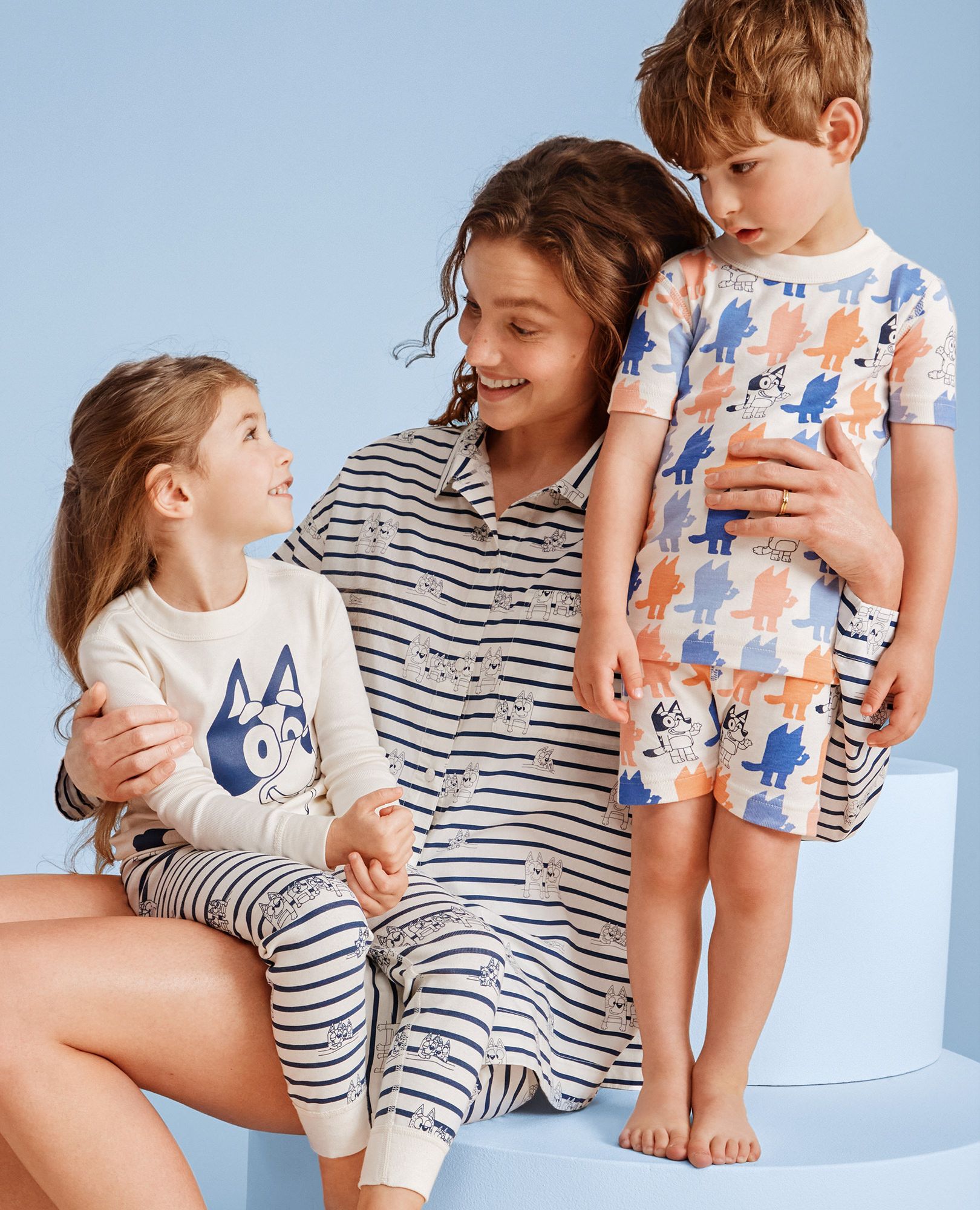 Bluey HannaJams™ Pajama Set in Bluey Bingo silo - main