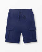 Skate Shorts In French Terry in Navy Blue - main