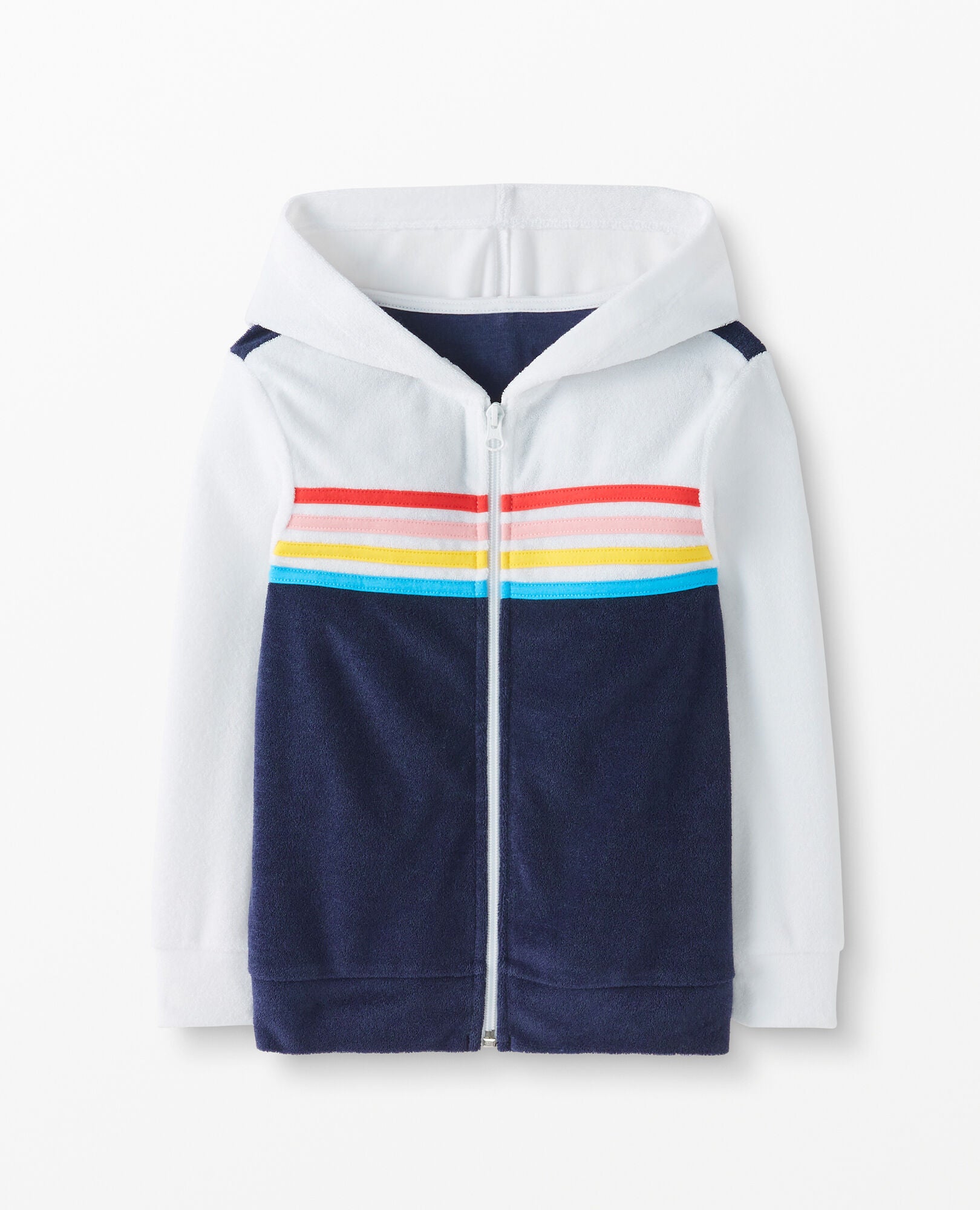 terry cloth zip up hoodie