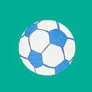 Long Sleeve Relaxed Fit Graphic T-Shirt in Rainbow Goal - swatch