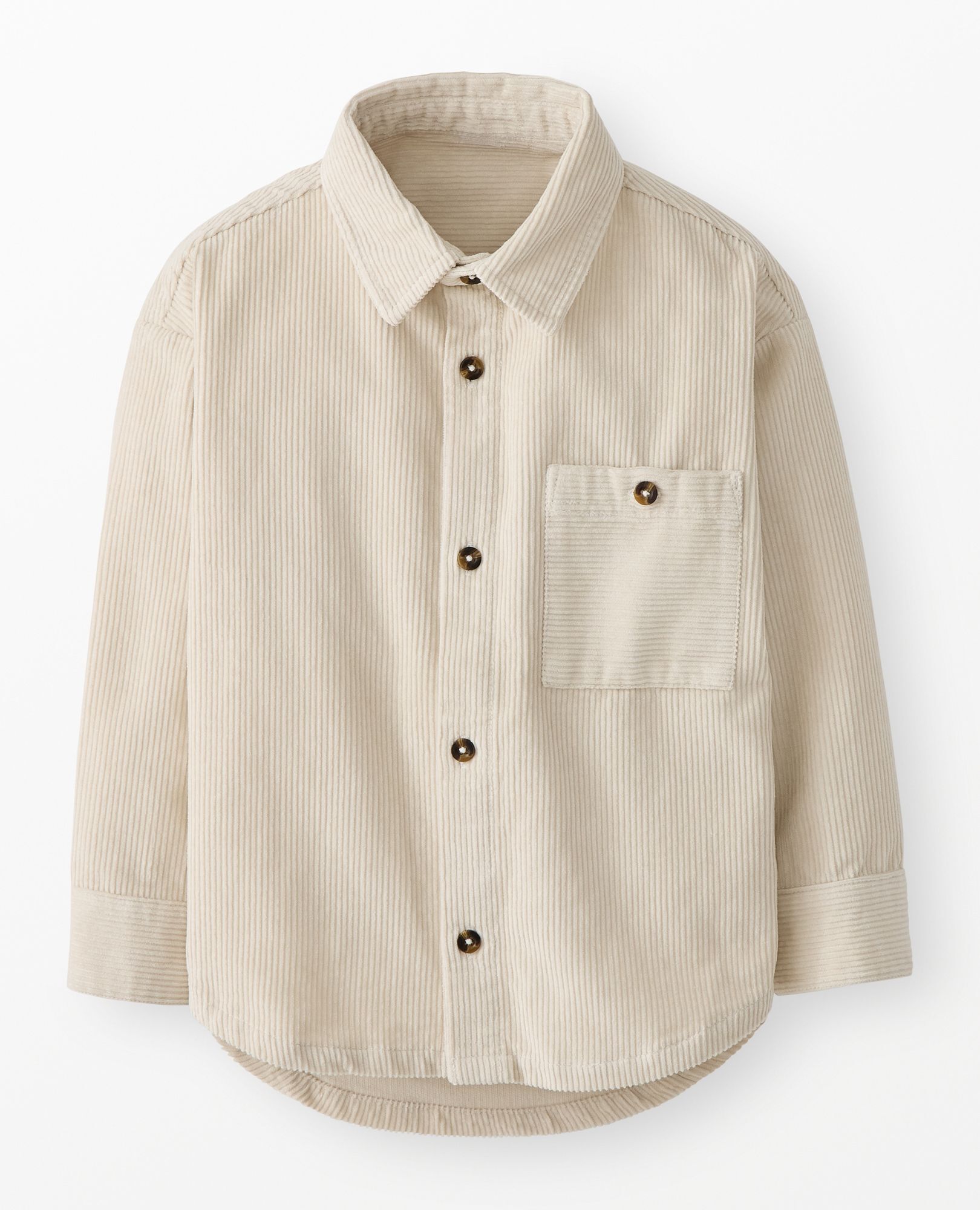 Oversized Corduroy Button Up Shirt | Hanna Andersson