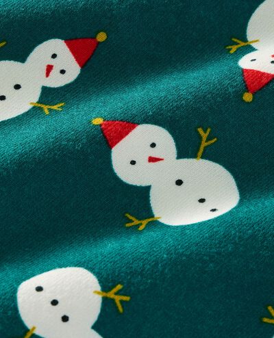 Holiday Flannel Pajama Set in Frosty Friends - main