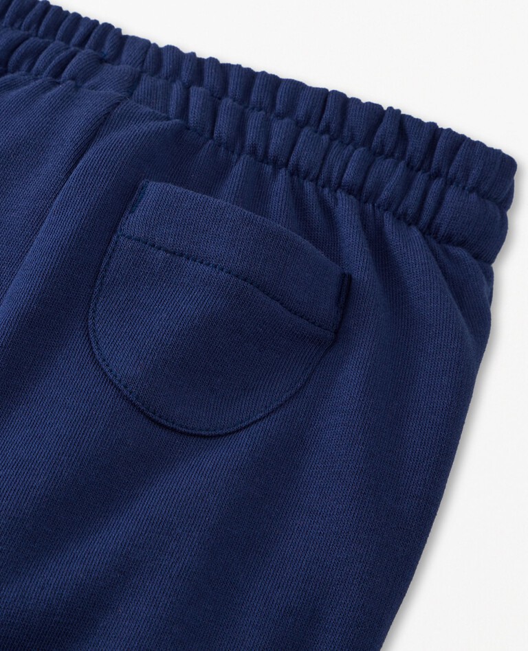 Baby French Terry Sweatpants in Navy Blue - main
