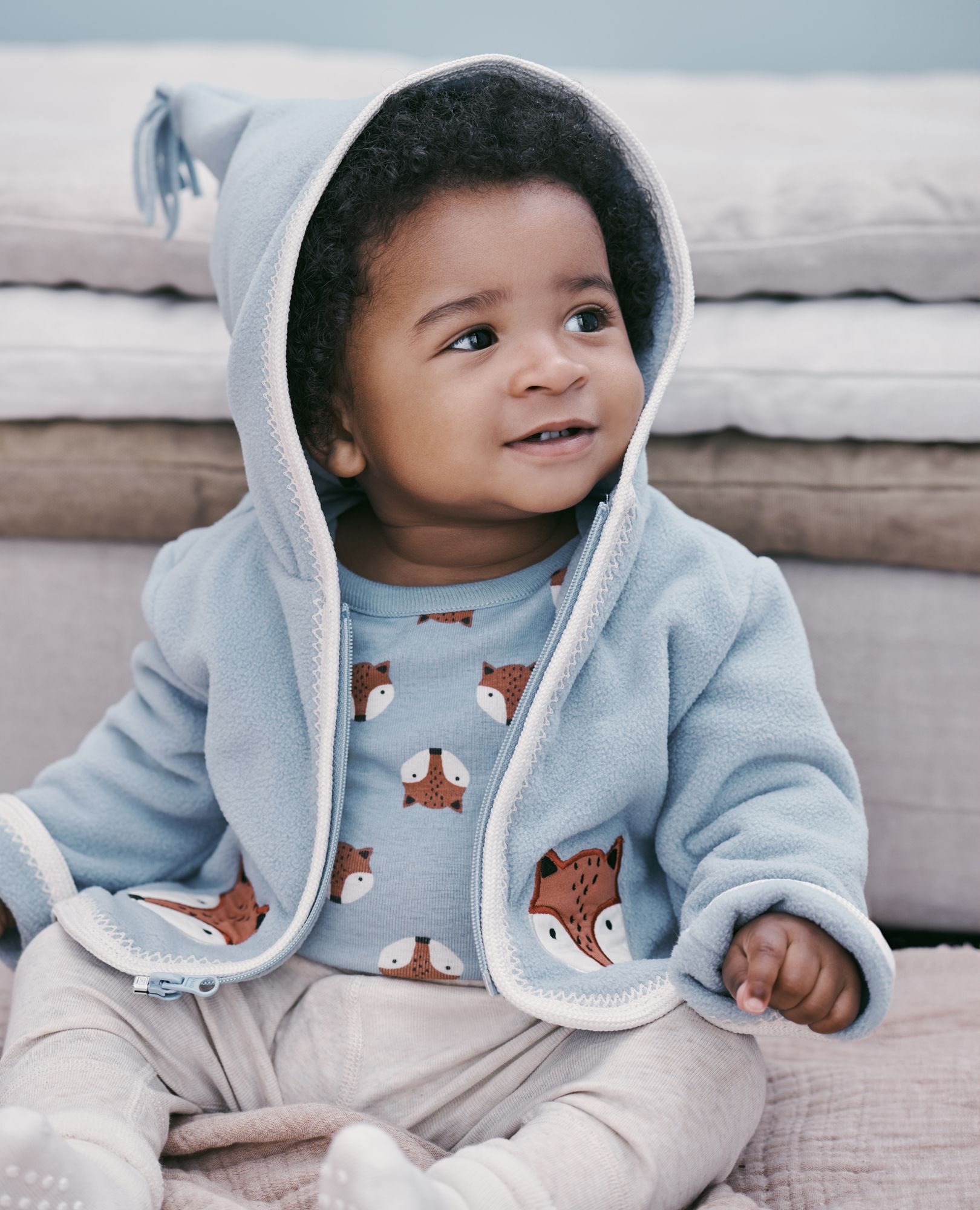 Fleece outerwear for infants hotsell