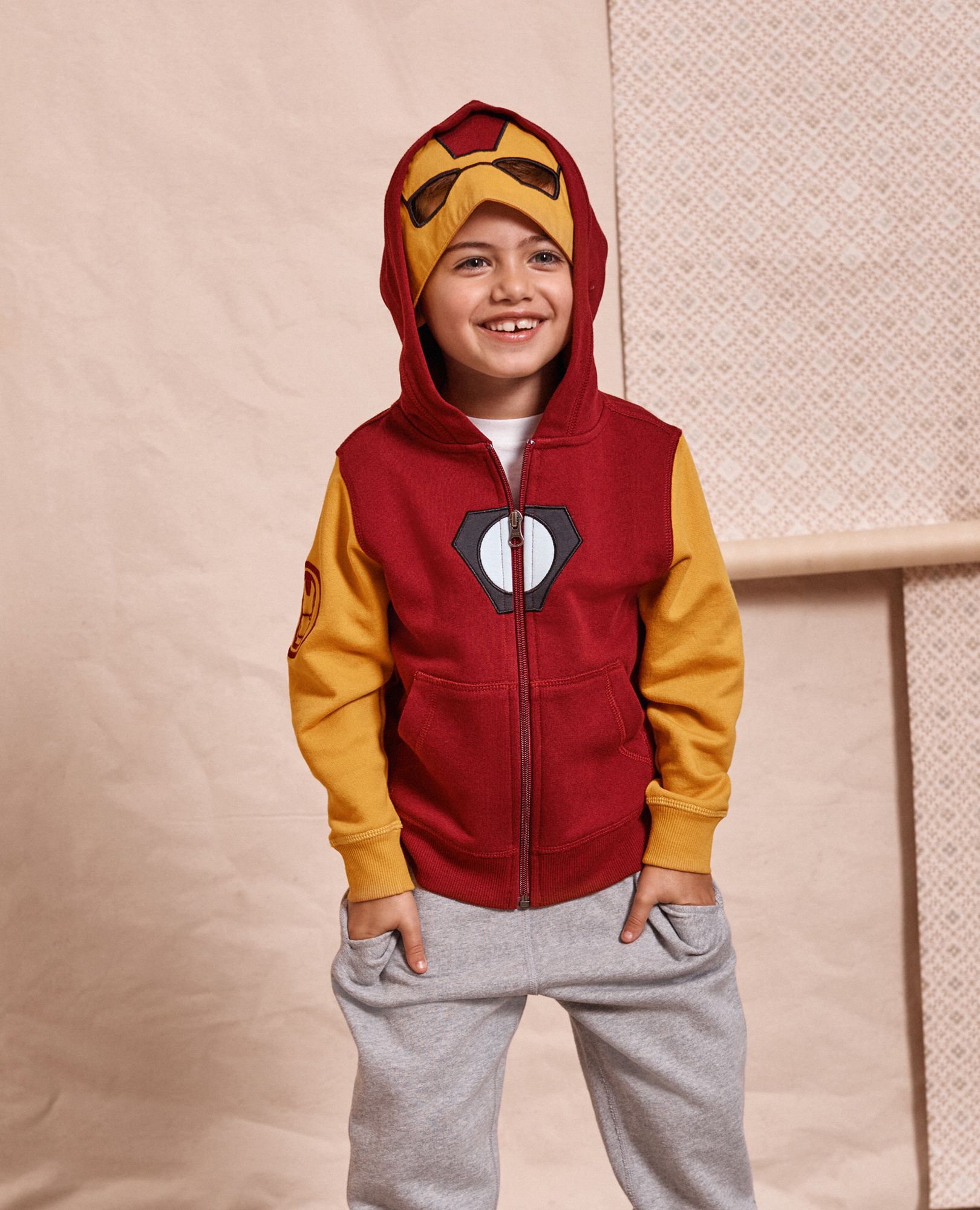 Iron man hoodie kids store