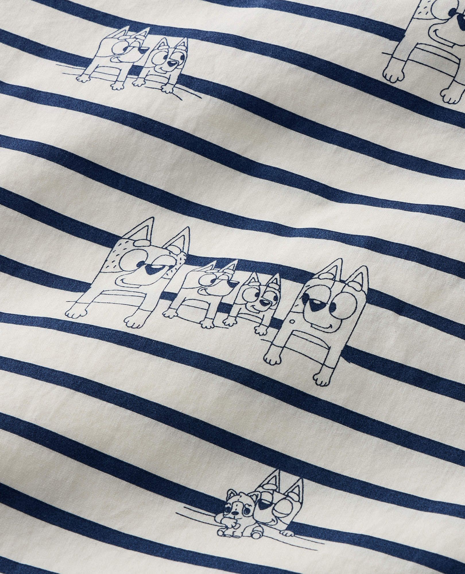 Adult Bluey Poplin Pajama Pants in Bluey Family Sleepover - main