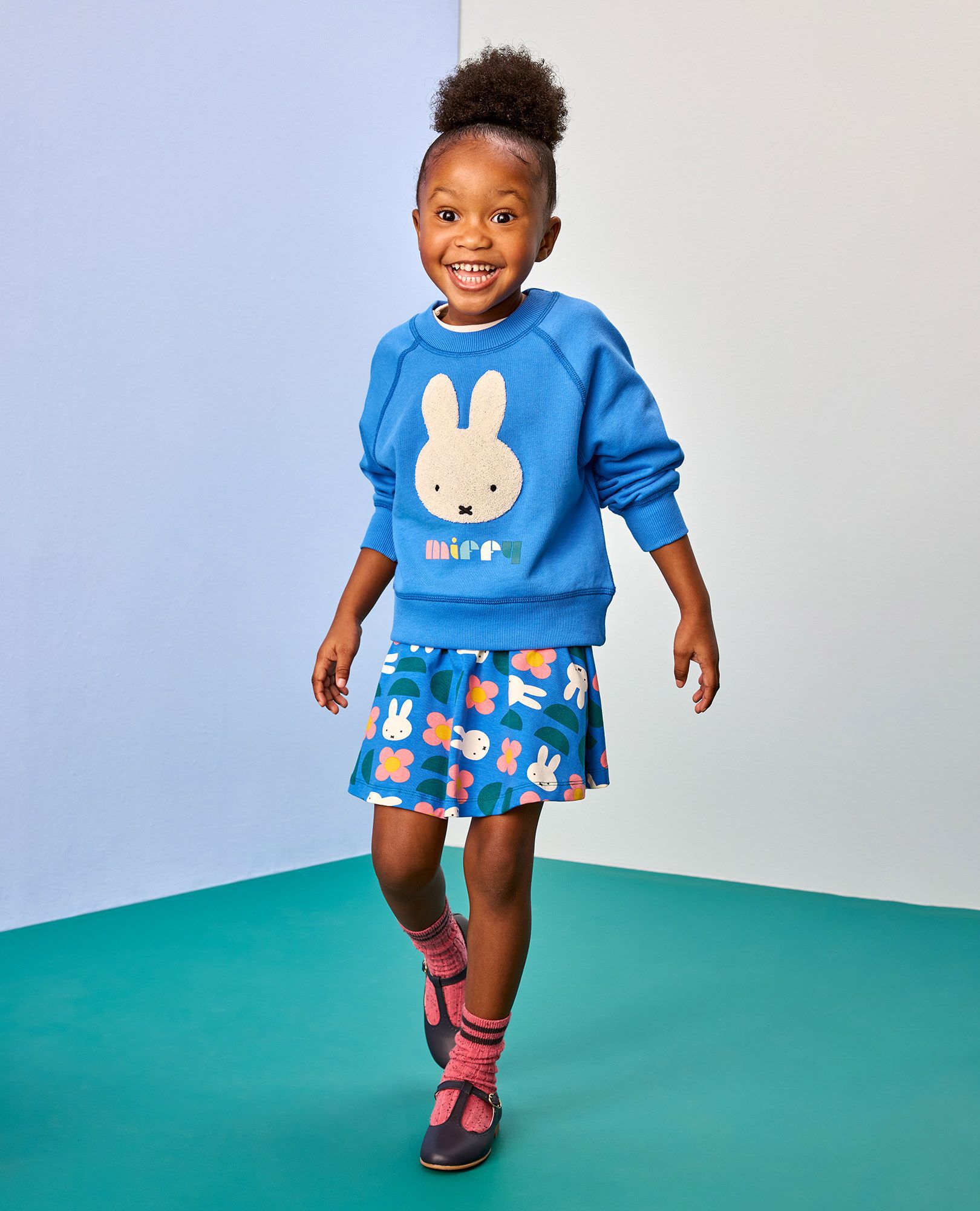 Miffy Skirt in Miffy Floral - main