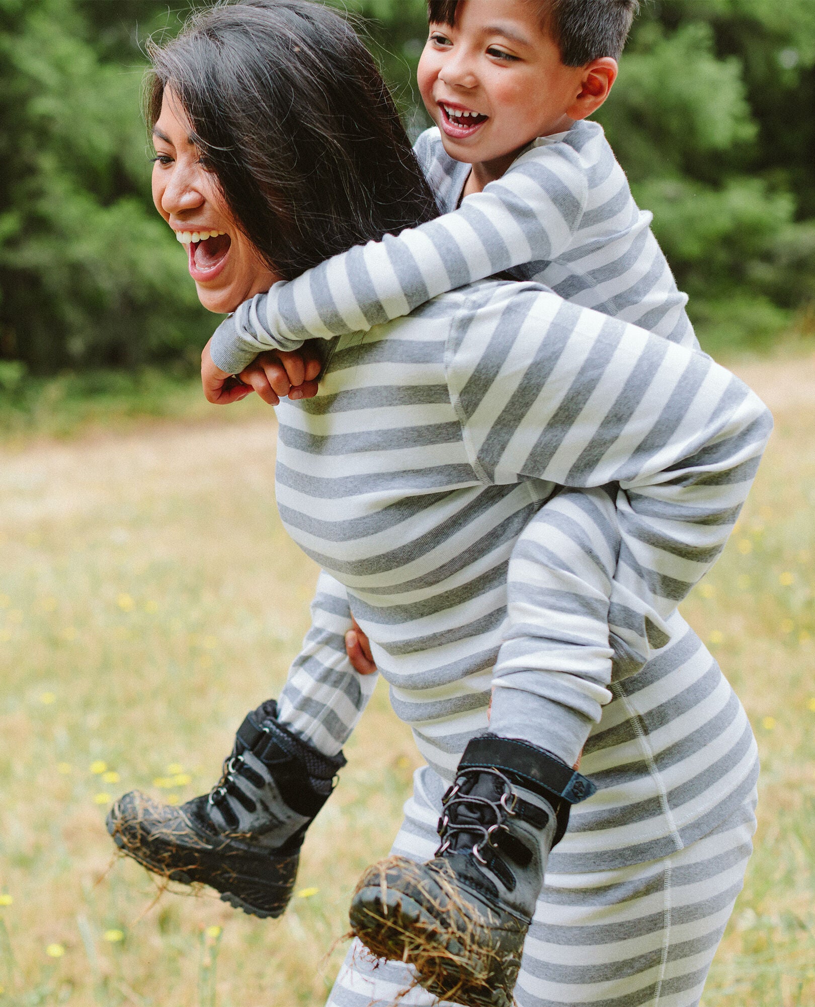 Grey best sale striped pyjamas