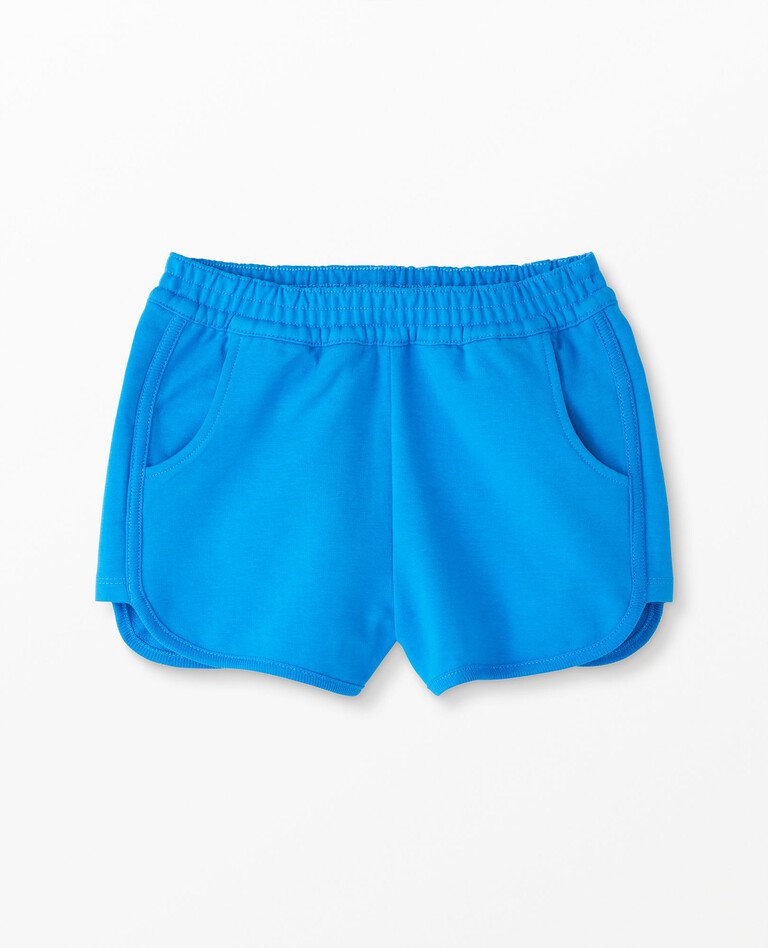 French Terry Short in Equator Blue - main