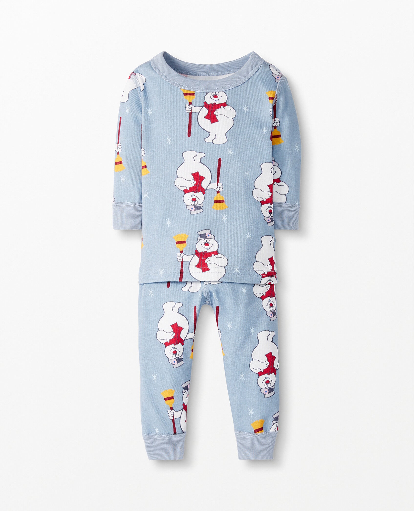 Warner Bros™ Frosty The Snowman Long John Pajamas In Organic Cotton
