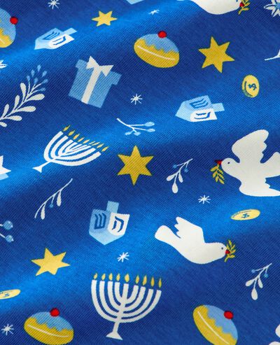 Adult Holiday Long John Pajama Pants in Light and Love - main