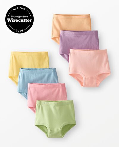 7-Pack Organic Cotton Classic Underwear in Girls Solid 7PK - main