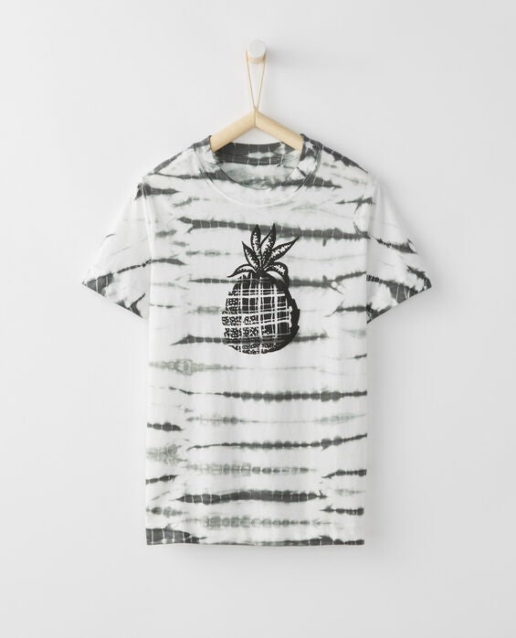 Tie Dye Art Tee In Sueded Jersey