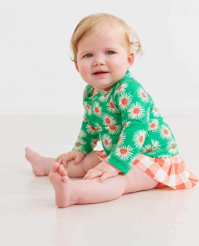 Baby Rash Guard & Skirted Bikini Bottom Set Hanna Andersson