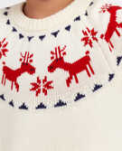 Holiday Sweater Dress in Ecru - main
