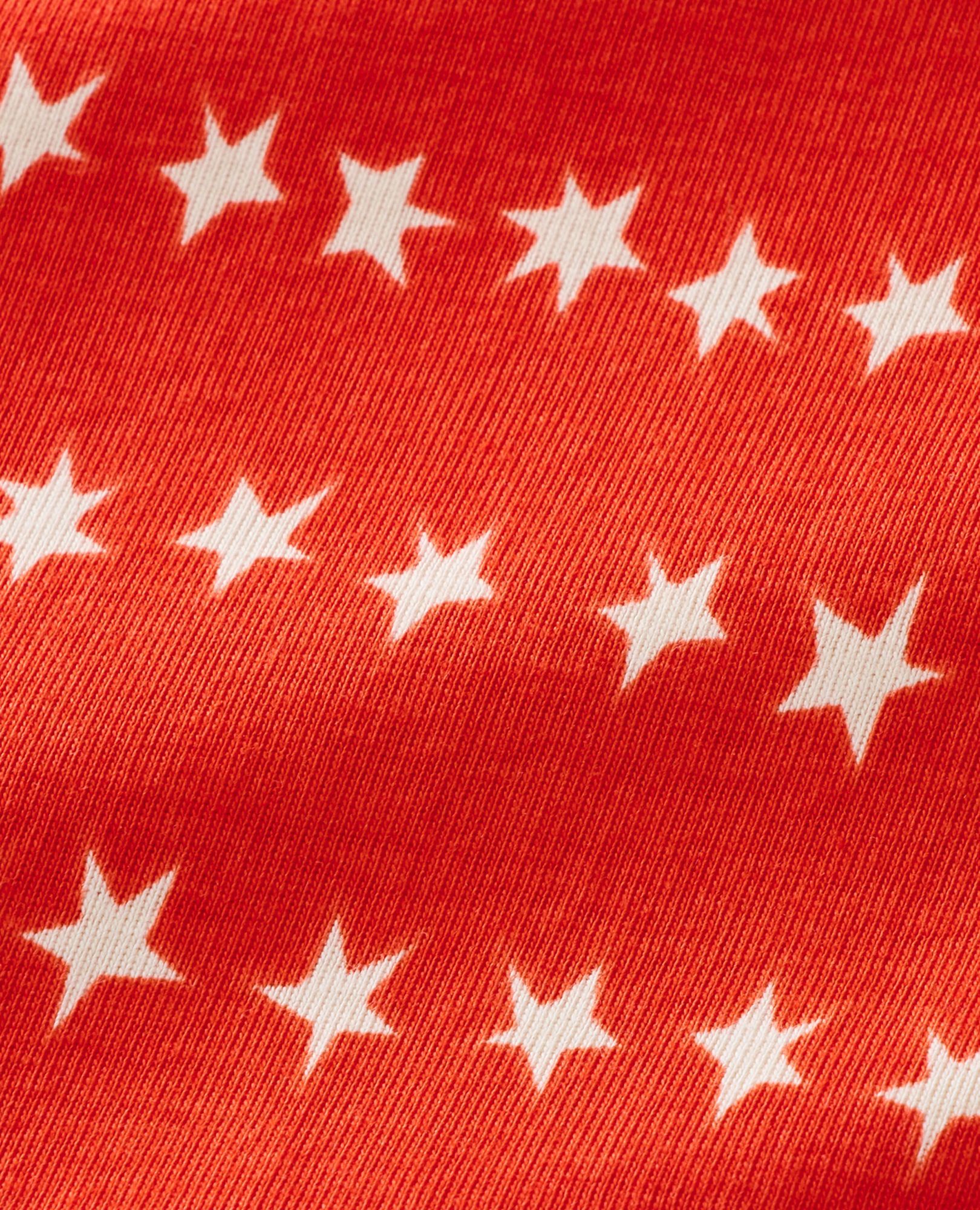 HannaJams™ Pajama Set in Stars and Stripes on Red - main