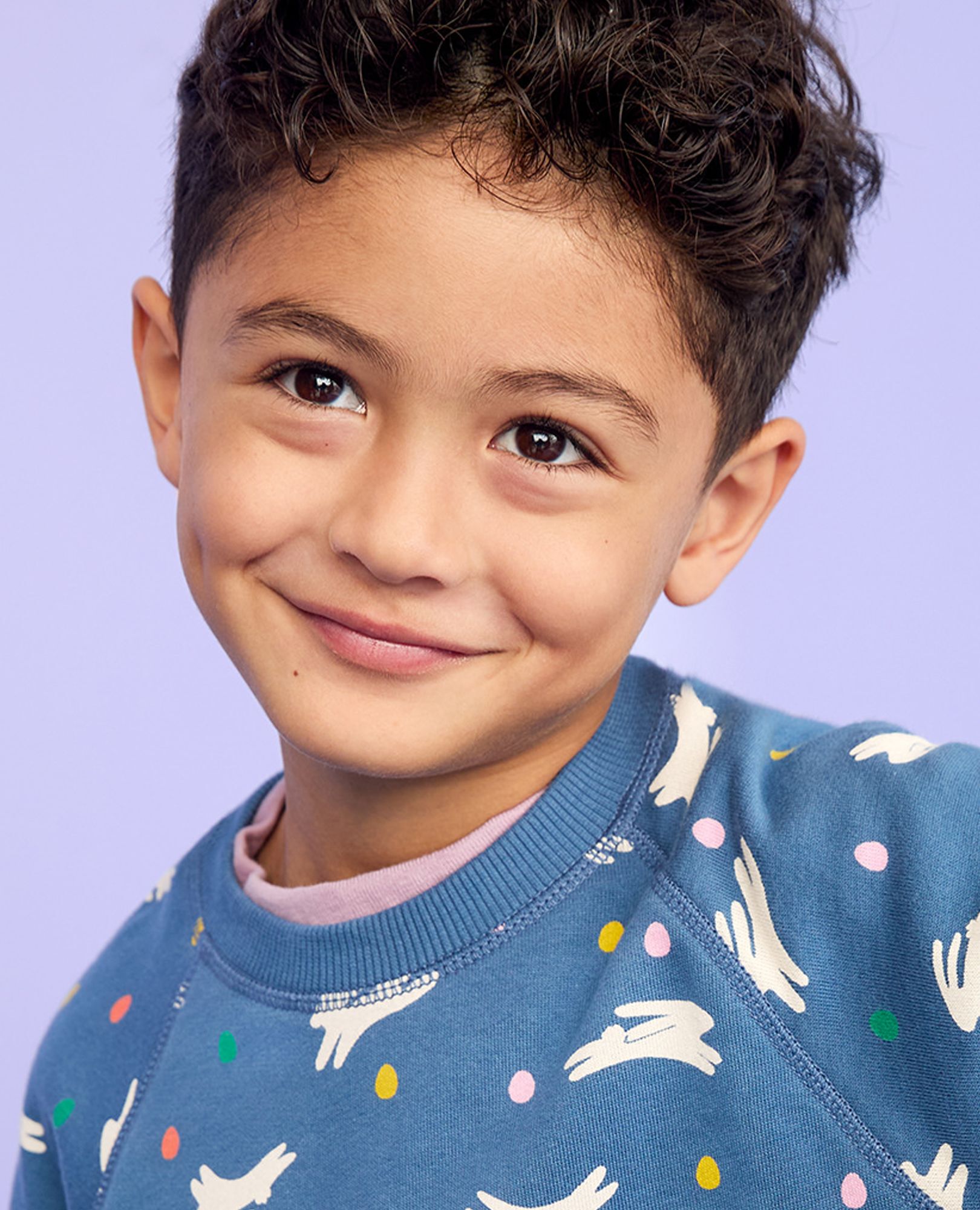 Easter French Terry Sweatshirt in Bunny Hop - main