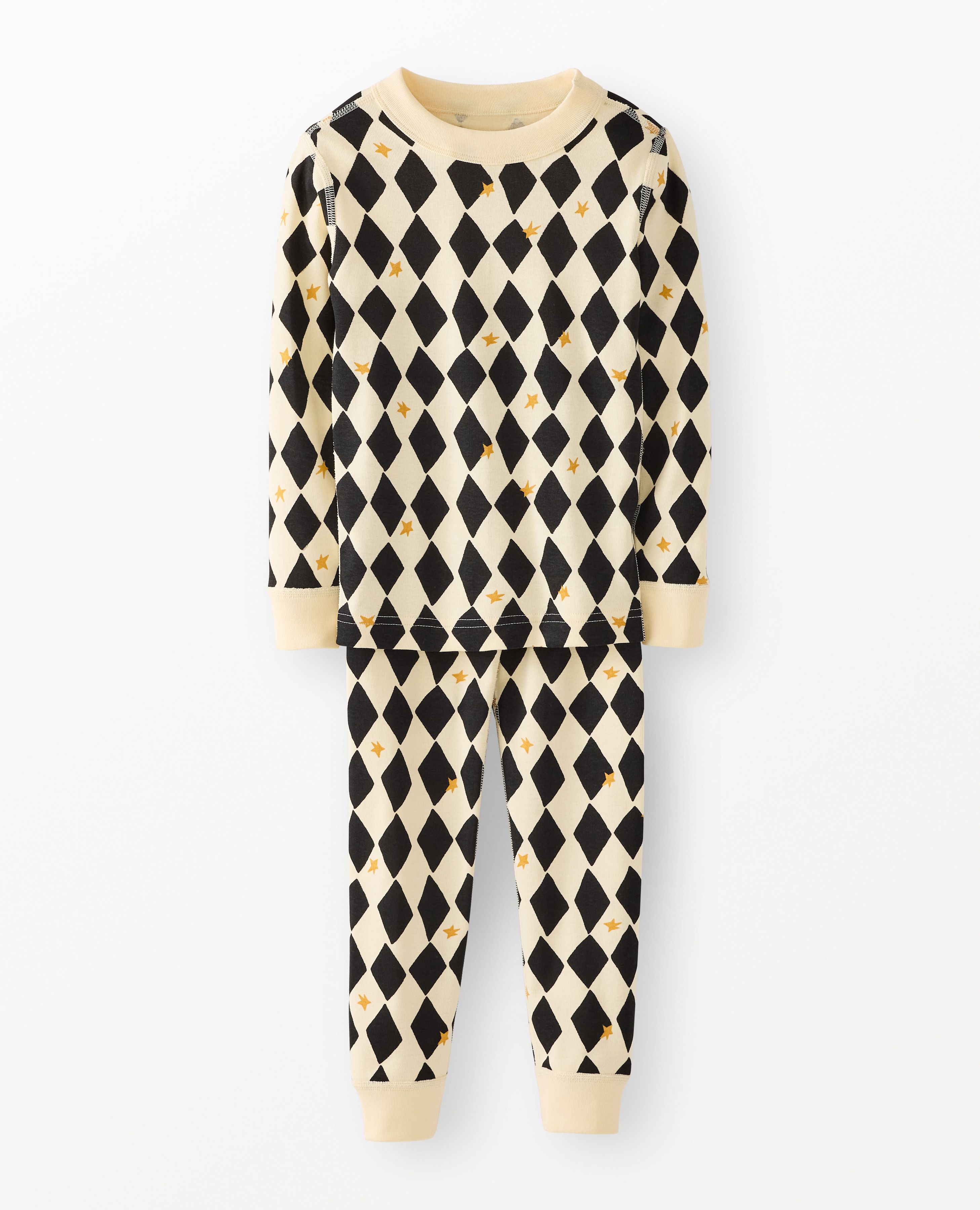 HannaJams™ Pajama Set in Black Harlequin - main