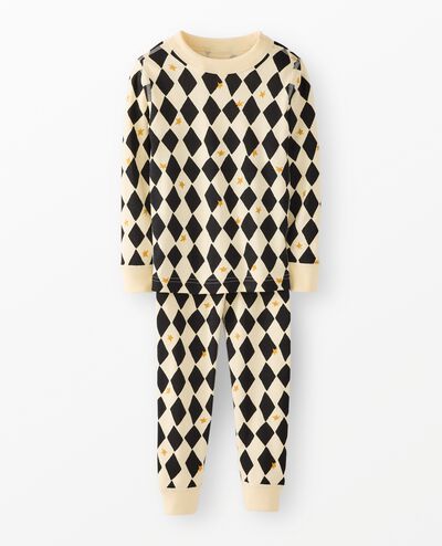HannaJams™ Pajama Set in Black Harlequin - main