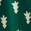 Women's Holiday Flannel Pajama Shorts in Happy Trees on Green - swatch