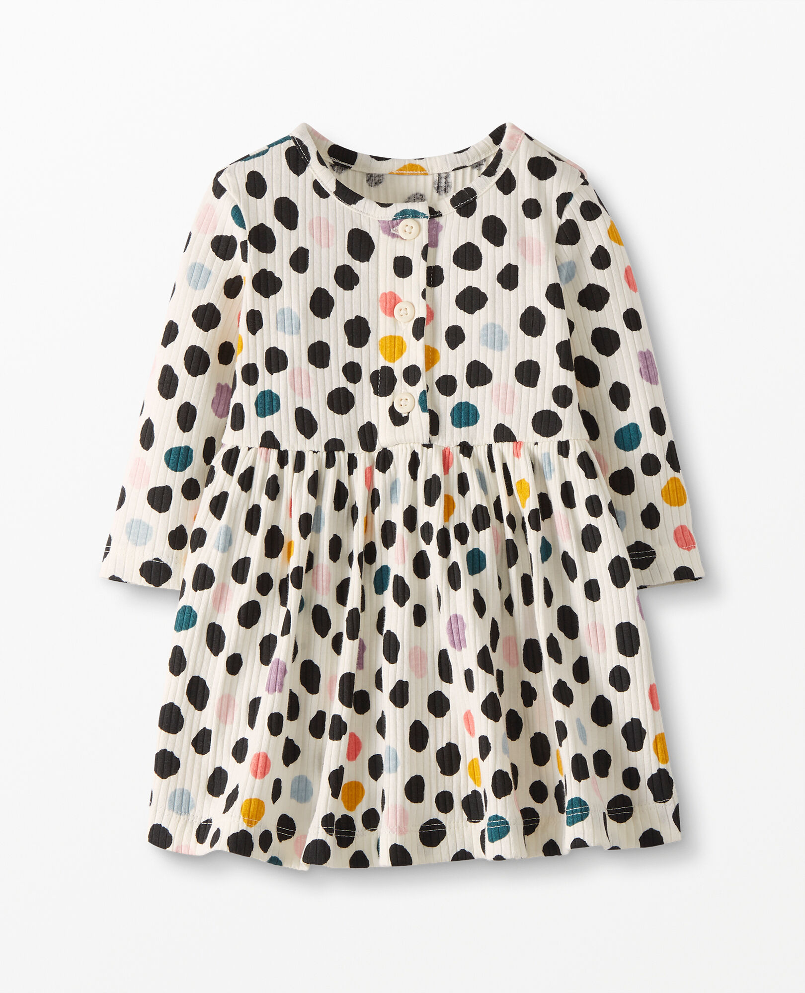 Hanna Andersson Baby Dress Polka Dot Cotton Pockets 70 75 NWT 