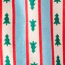 Holiday Dog Pajamas in Tree Ribbons on Blue - swatch