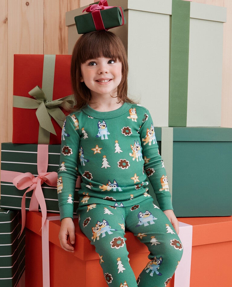 Bluey Holiday Matching Family Pajamas in  - main