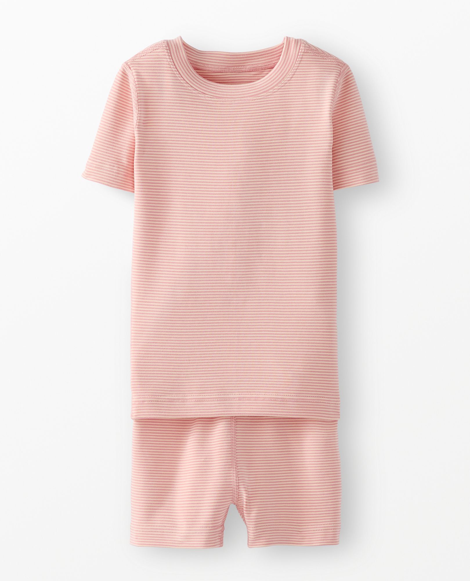 HannaSoft™ Stretch Pajama Set in Powdered Rose/Almond Oil - main