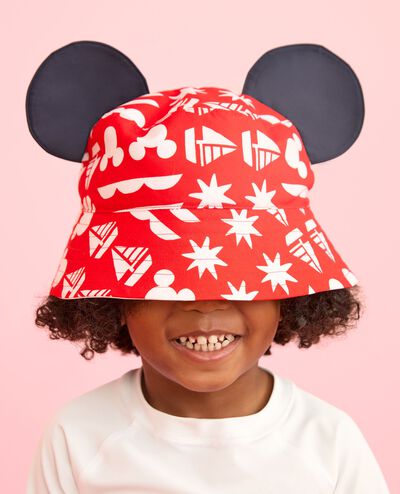 Disney Mickey Mouse Bucket Hat in Mickey Mouse Sail Patchwork Red - main