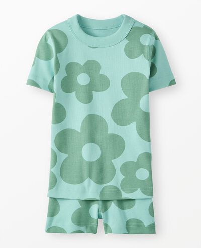 HannaJams™ Pajama Set in  Gigantic Daisy on Sky Blue - main