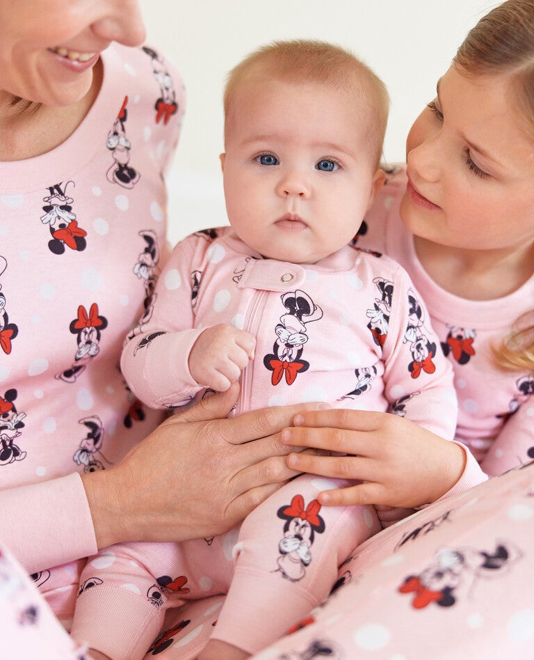 Disney Positively Minnie Matching Mommy & Me Pajamas in  - main