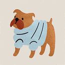 Holiday Dog Pajamas in Winter Pups - swatch