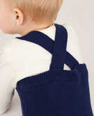 Baby Sweater Overalls in Navy Blue - main
