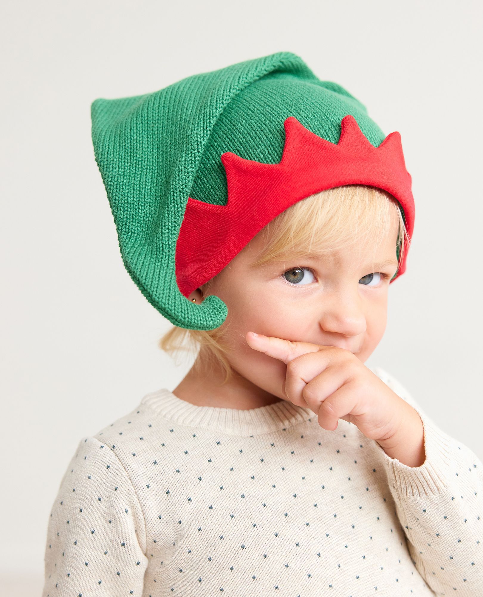 Toddler top elf hat