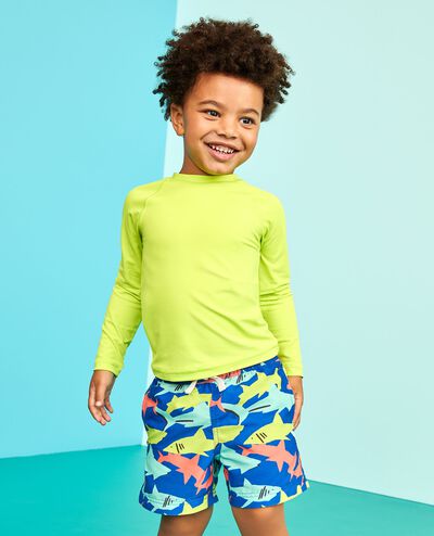 Rashguard Top in Lime Punch - main